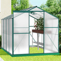 Polycarbonate Greenhouse,6'X 8' Heavy Duty Walk