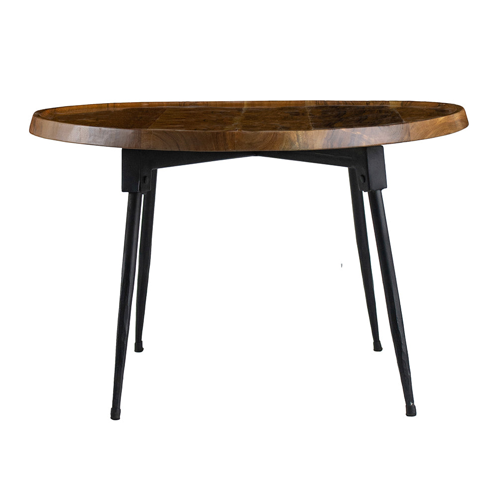 39X26X16" Oval Cofe Table - Brown Wood