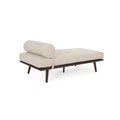Chaise Lounge - Beige Fabric
