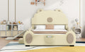 Full Size Upholstered Platform Bed With Piglet