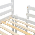 Twin House Loft Bed With Roof Frame, Under Bed -