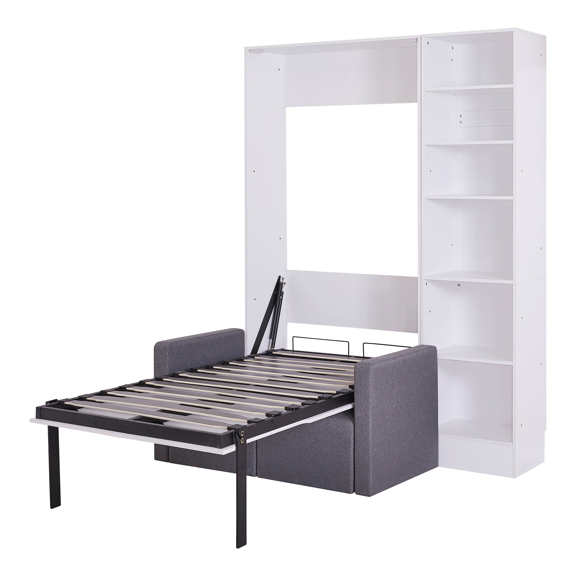 Twin Size Murphy Bed Wall Bed With Sofa,With -