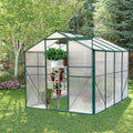 Polycarbonate Greenhouse,6'X 8' Heavy Duty Walk