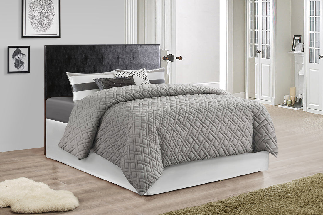 Nova G0112 Qhb Queen Bedblack - Black Foam Pu