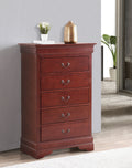 LouisPhillipe G02100 CH Chest , Cherry cherry-particle board