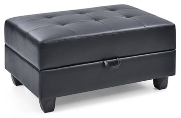 Revere G303 O Ottoman , BLACK black-foam-pu