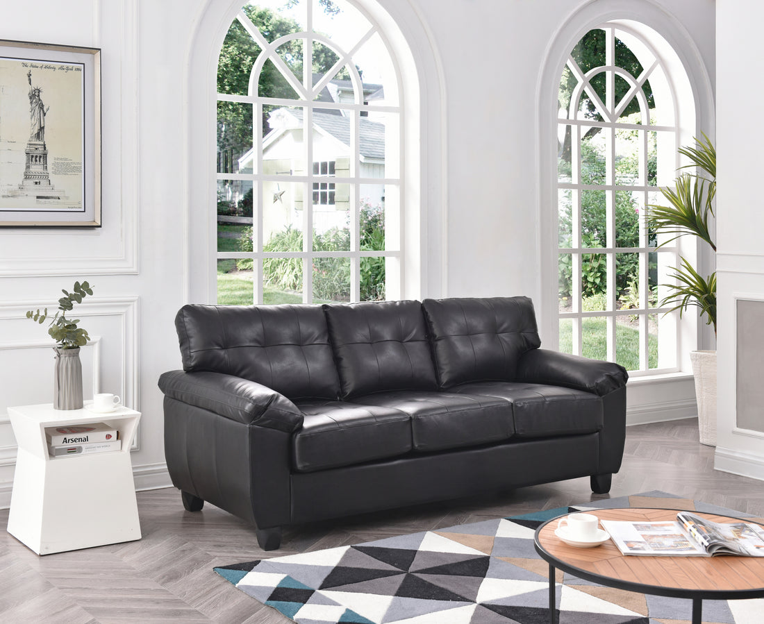 Gallant G903A S Sofa , BLACK black-foam-pu