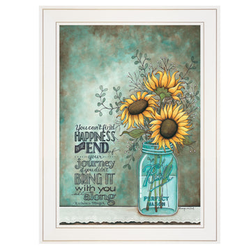 "All Along" by Tonya Crawford, Ready to Hang Framed multicolor-paper