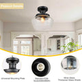 Industrial Semi Flush Mount Farmhouse Ceiling