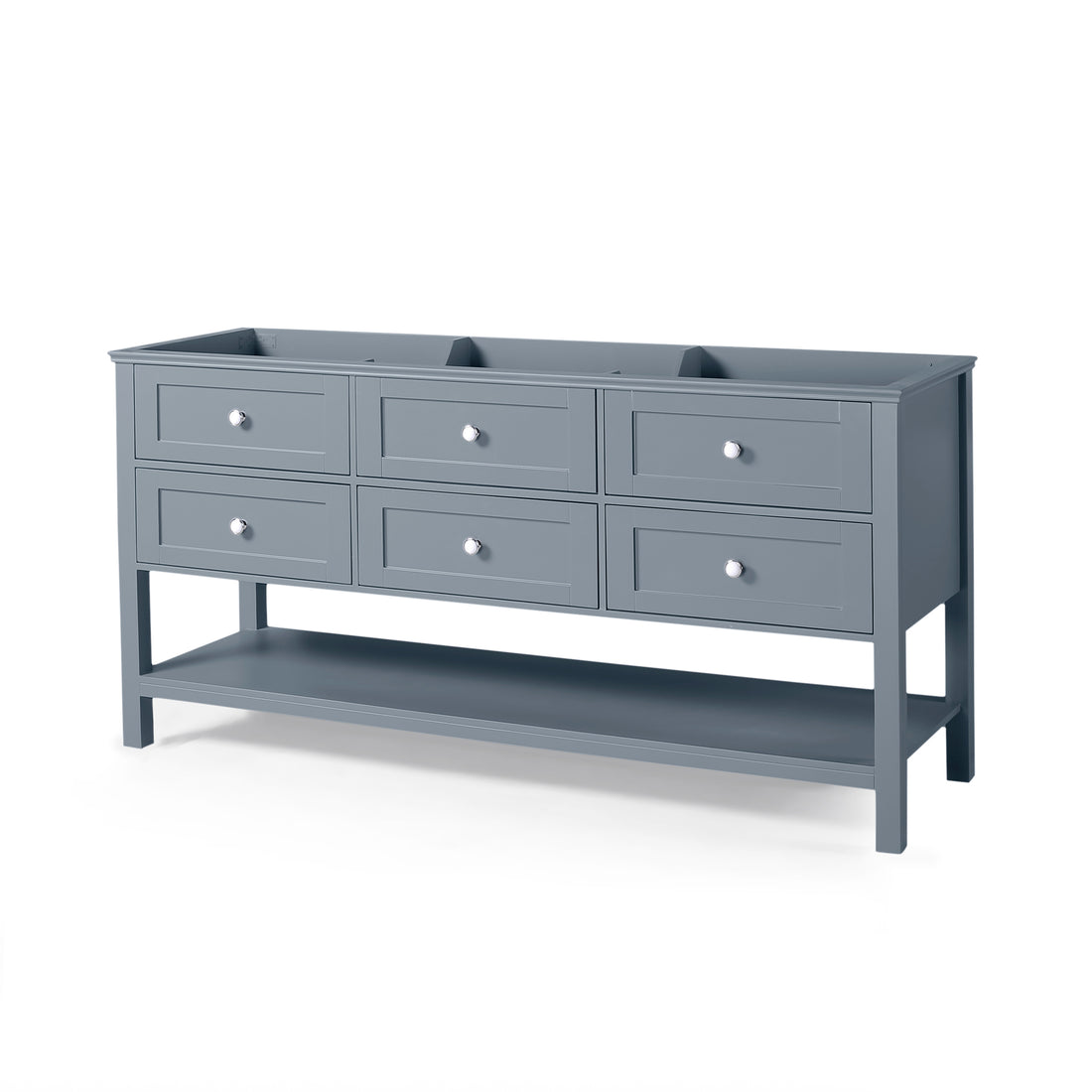 72'' CABINET grey-plywood