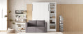 Twin Size Murphy Bed Wall Bed With Sofa,With -