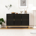 Carved Line 3 Door Storage Cabinet ,Sideboard