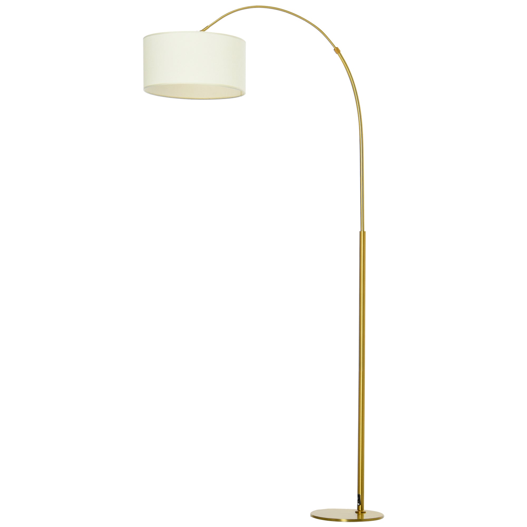 Homcom 6ft Arch Shape Floor Lamp with Flexible