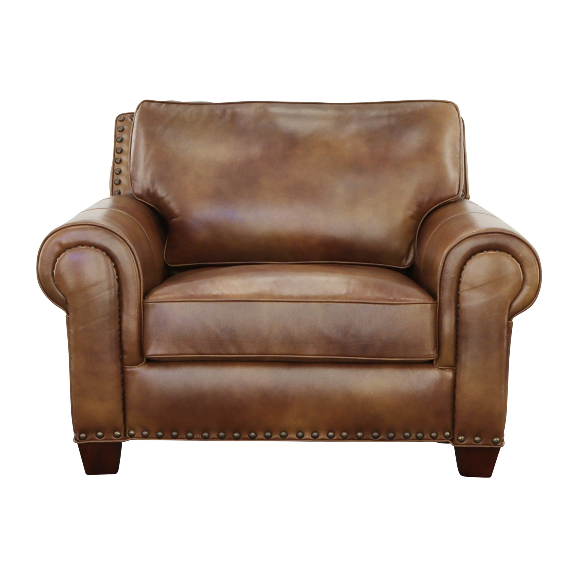 Rustic All Leather Chair Premium Construction,