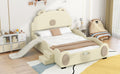 Full Size Upholstered Platform Bed With Piglet