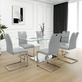 Modern Style Glass Dining Table, Elegant