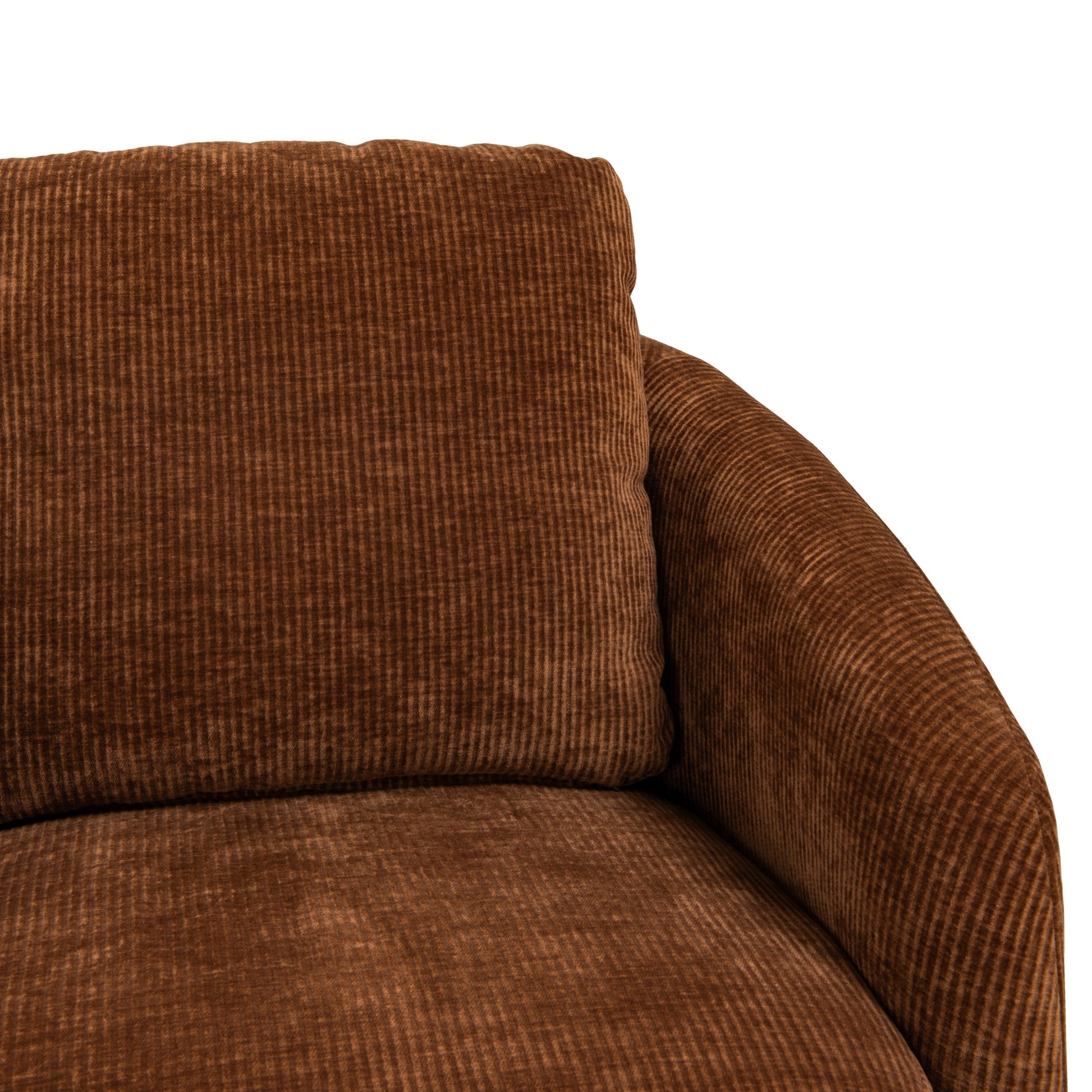 30.3"W Swivel Accent Barrel Chair And Comfy Round