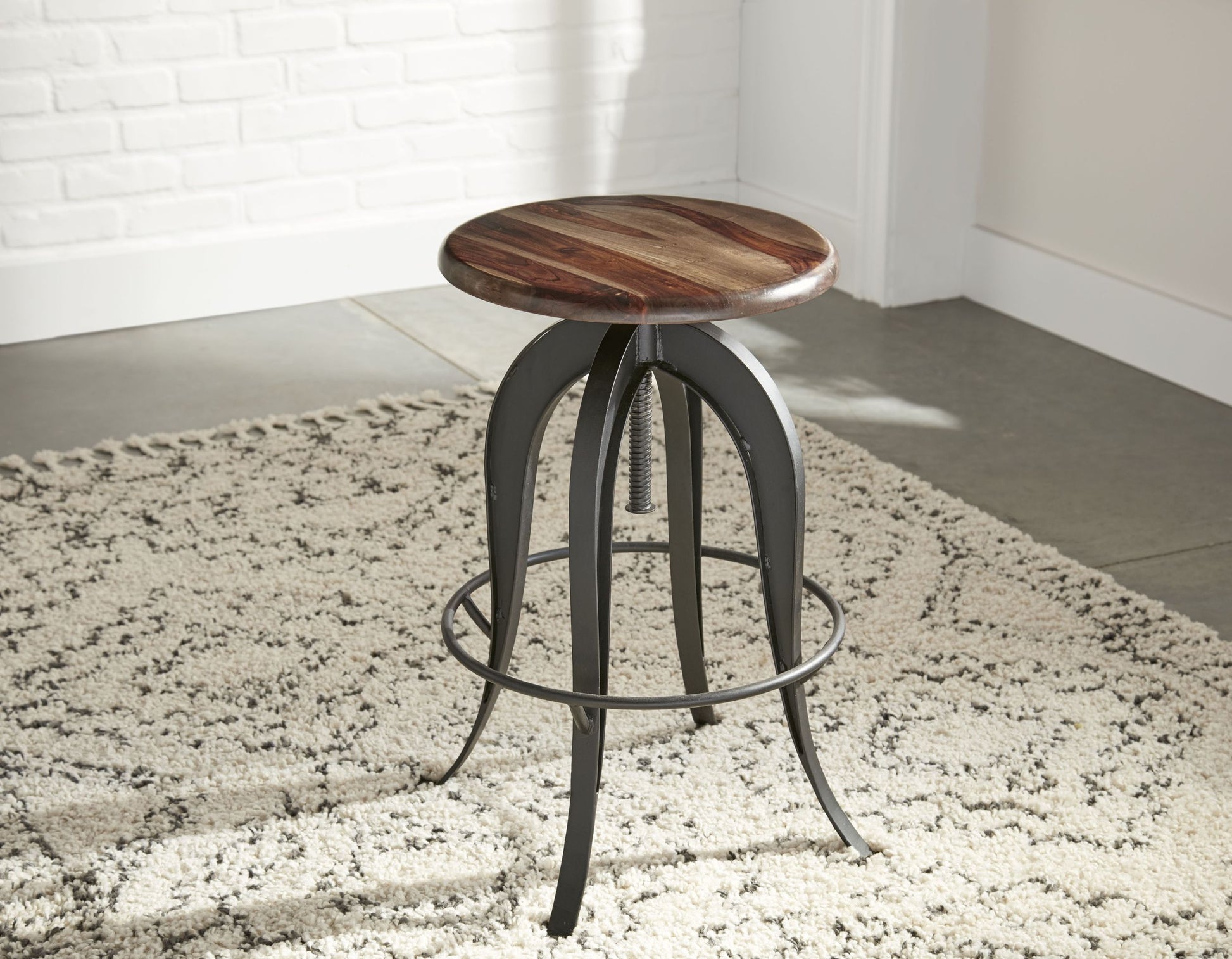 Sparrow Round Setup Stool Dark Brown - Dark Brown