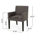 Arm Chair Chairs Furniture Dark Grey Accent