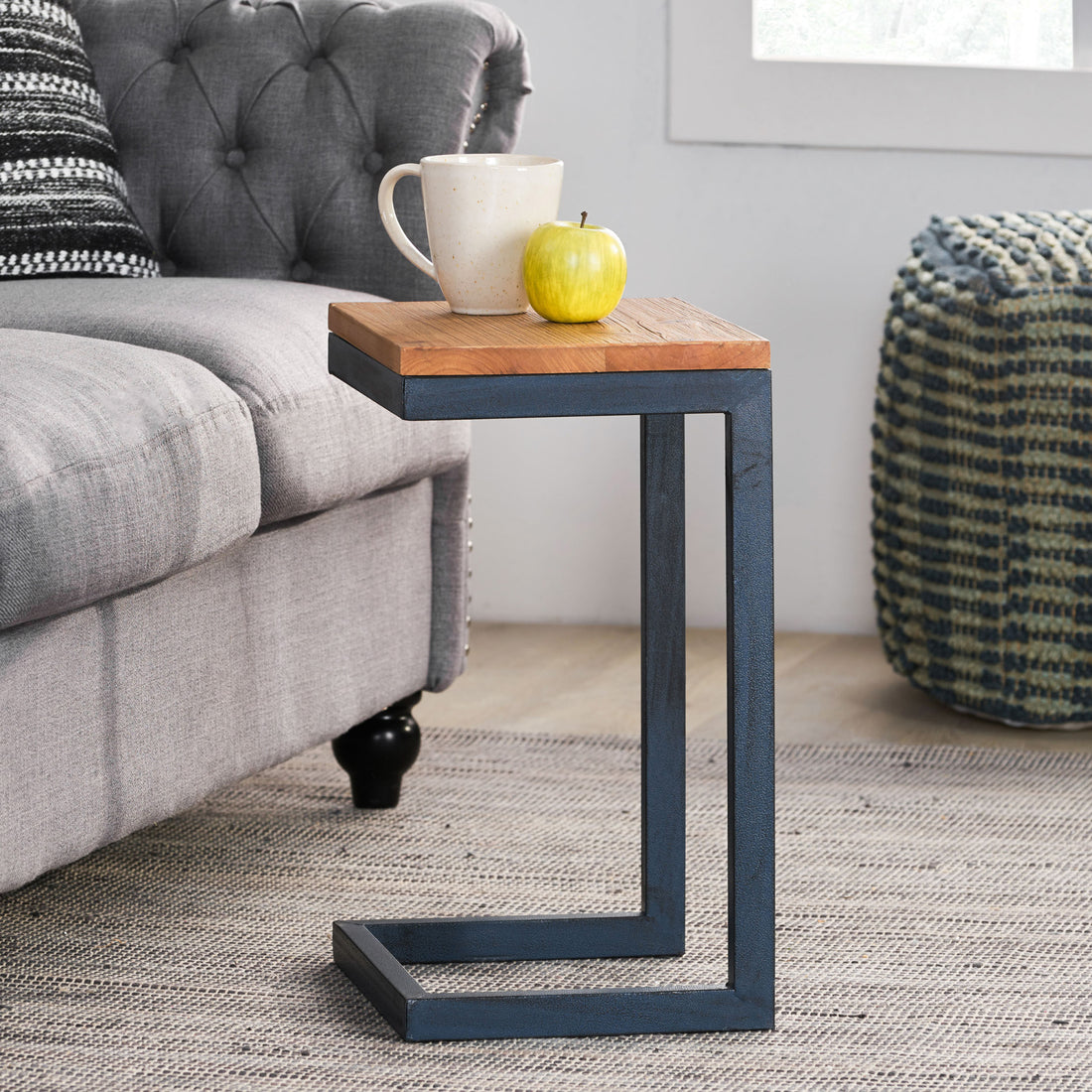 Accent Table Small - Black Wood