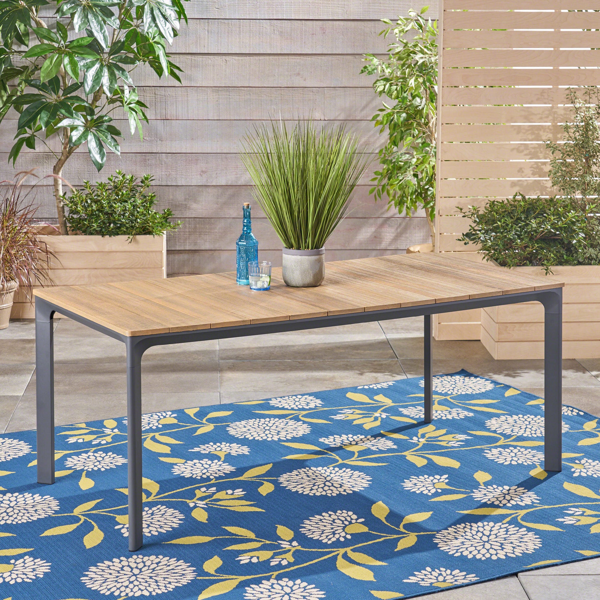 Westcott Dining Table With Wood Top