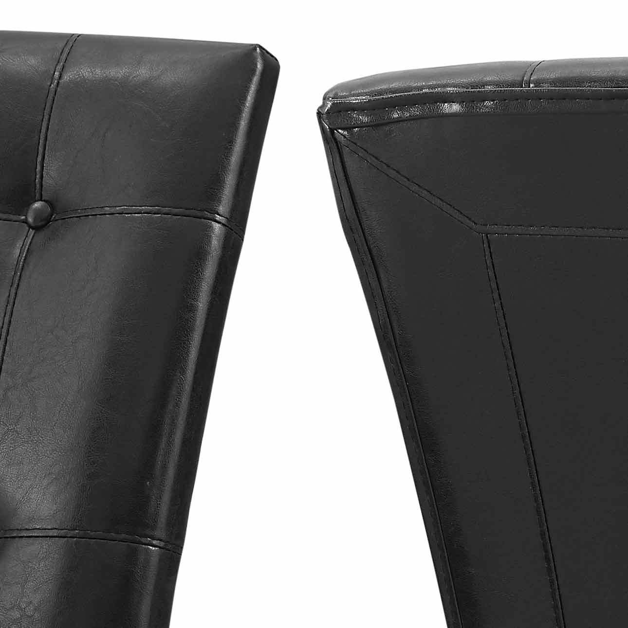 Francis Pu Side Chair Set Of 2 Black - Black Wood