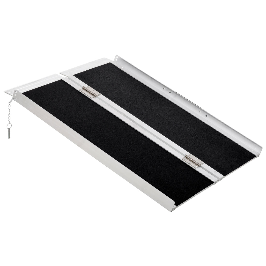 Homcom Wheelchair Ramp 3ft, Folding Aluminum