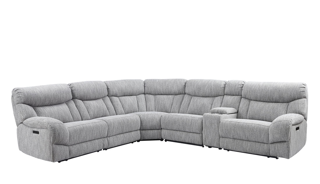 Park City 6 Piece Sectional Pearl Silver - Silver