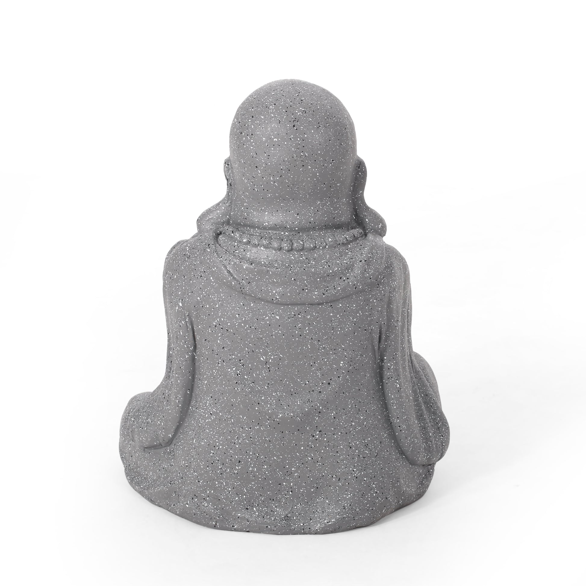 Harrod Outdoor Monk Statue, Stone Gray stone gray-magnesium oxide