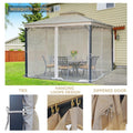 10*10Ft Soft Top Canopy Patio, Outdoor Double