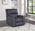 Lovell Power Reclining Chair Dark Gray - Dark