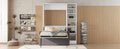 Twin Size Murphy Bed Wall Bed With Sofa,With -