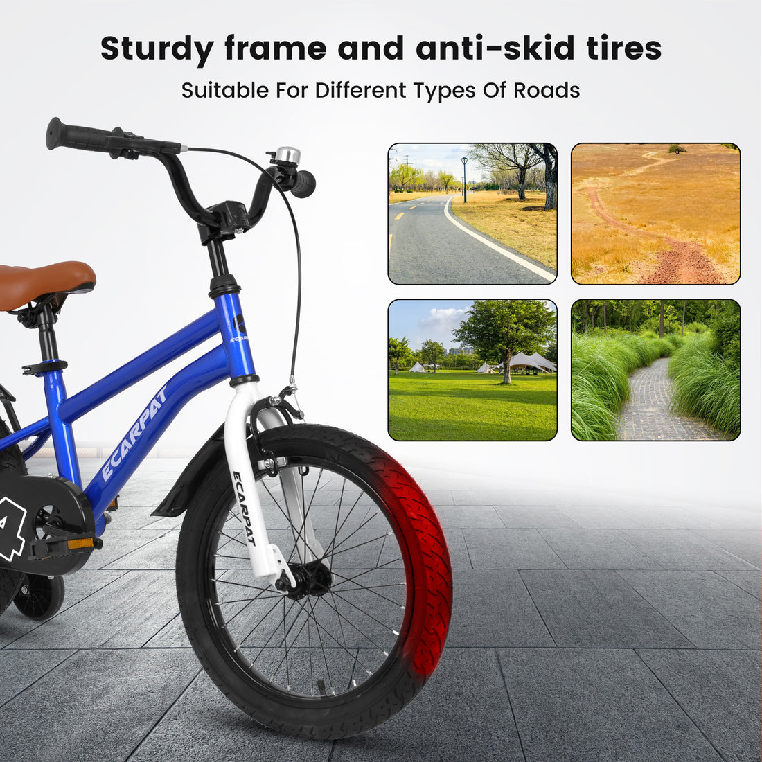 A14114 Kids Bike 14 Inch For Boys & Girls With -