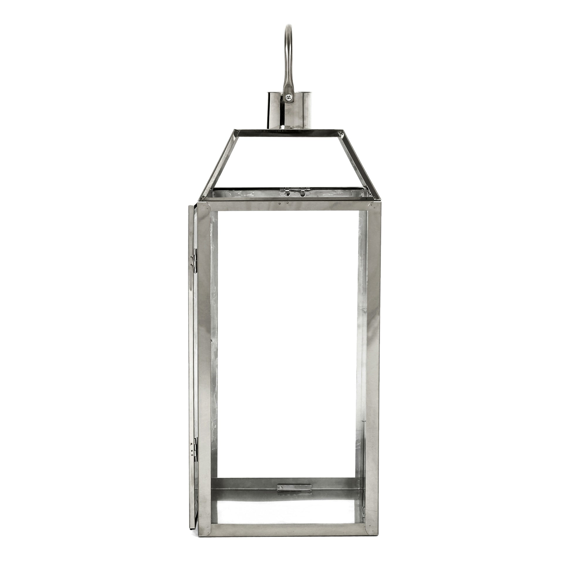 Harris 18"H Stainless Steel Lantern - Silver