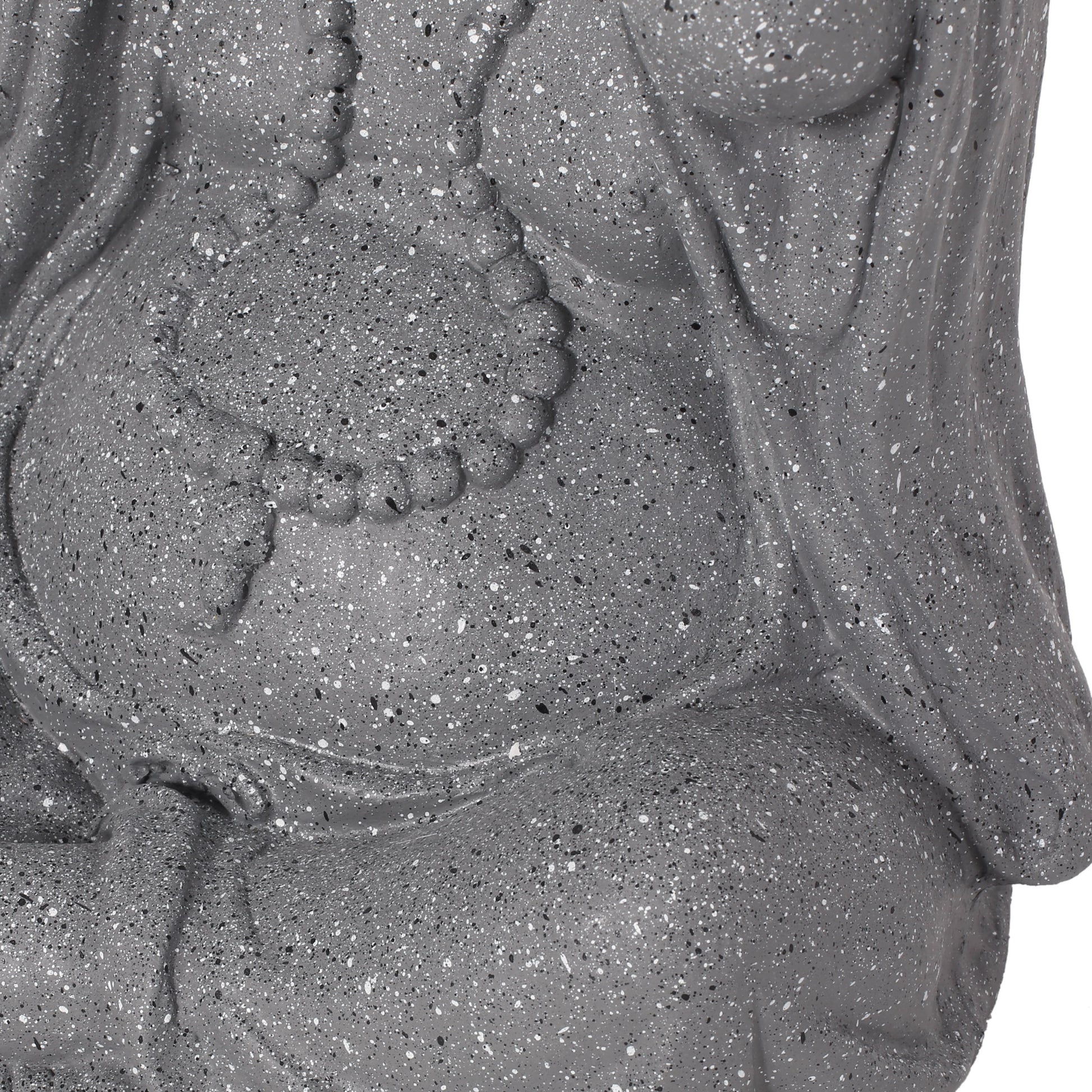 Harrod Outdoor Monk Statue, Stone Gray stone gray-magnesium oxide