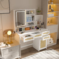 Makeup Vanity With Lights In 3 Colors & Openable