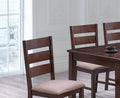 Contemporary Antique Cherry 6Pc Dining Set Table