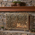 FIRE SCREENS gold-iron