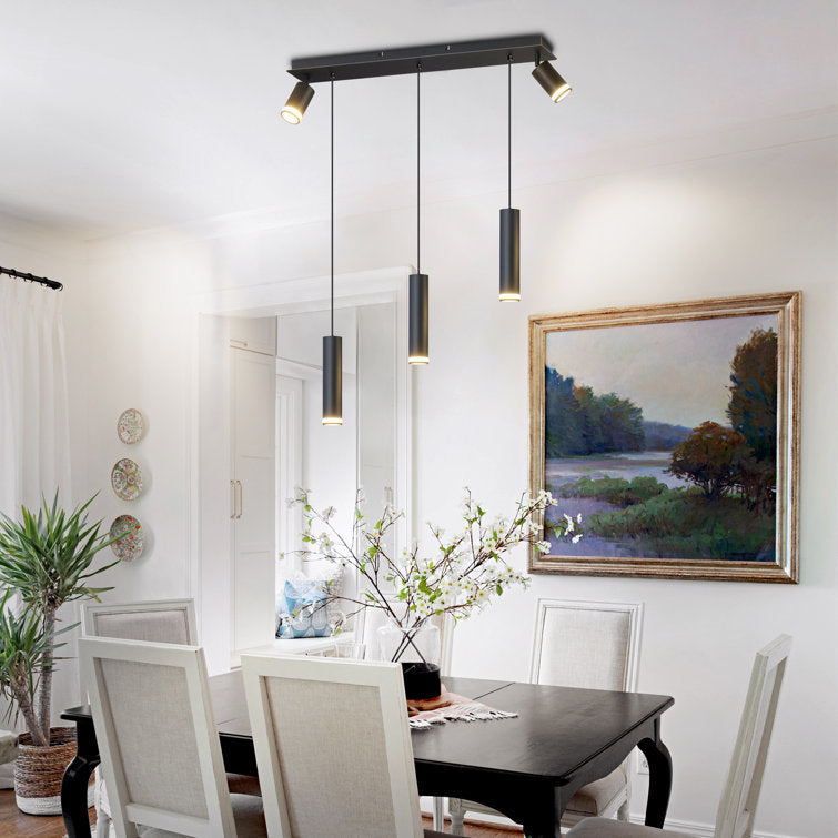 Angelina 5 Light Cylinder Kitchen Island Pendant