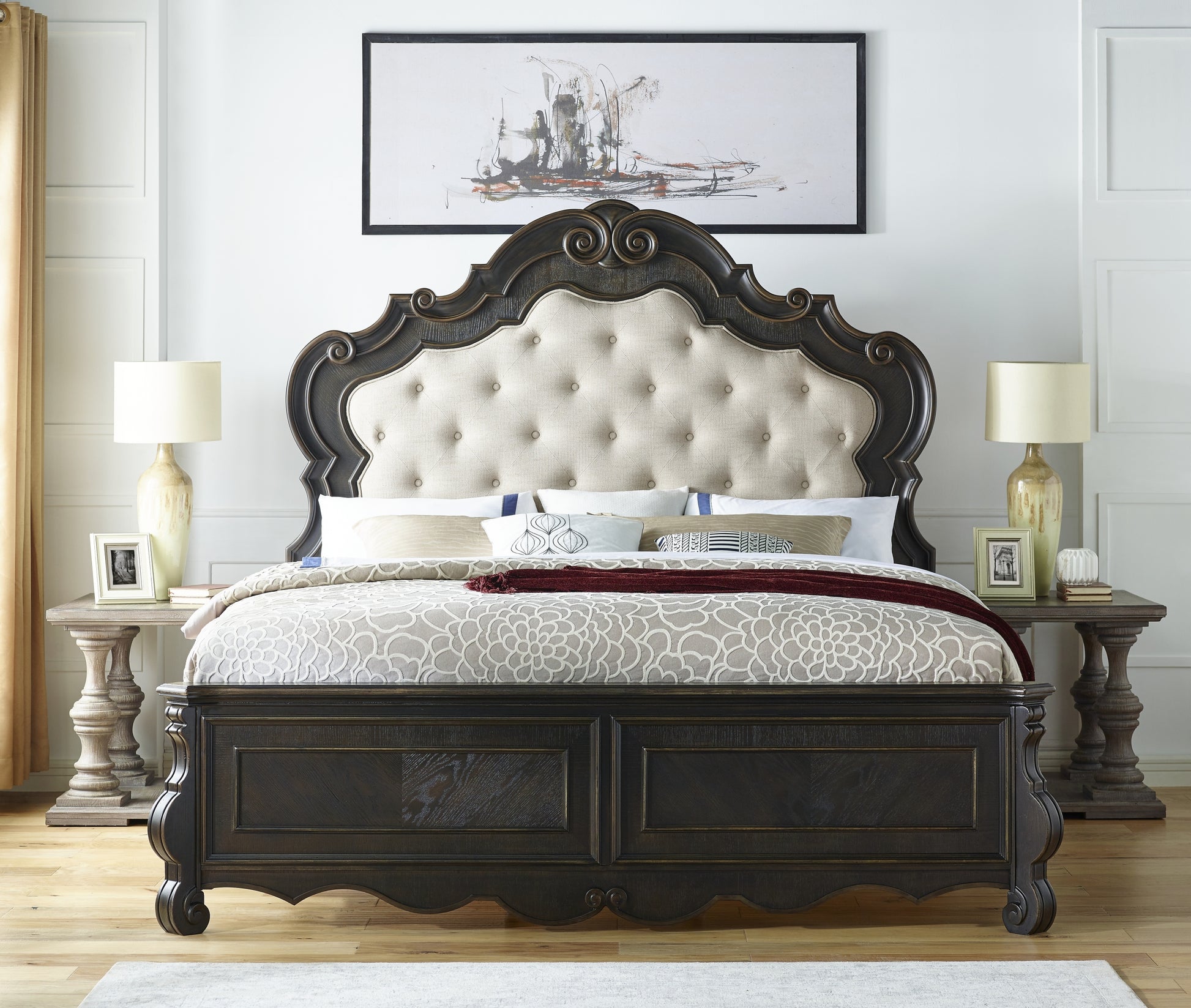 Rhapsody King Bed Dark Brown - King Dark Brown