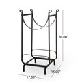 LOG RACK black-iron