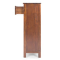 WINE RACK dark oak-metal+synthetic wood+mirror