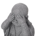 Harrod Outdoor Monk Statue, Stone Gray stone gray-magnesium oxide