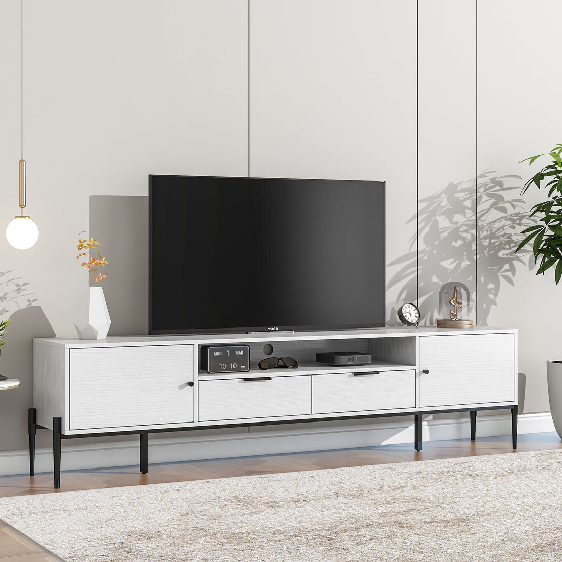 Modern Tv Console, Entertainment Center With