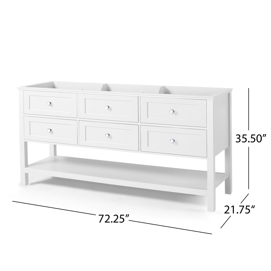 72'' CABINET grey-plywood