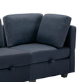 Convertible Sectional Sofa With Chaise, L Shaped