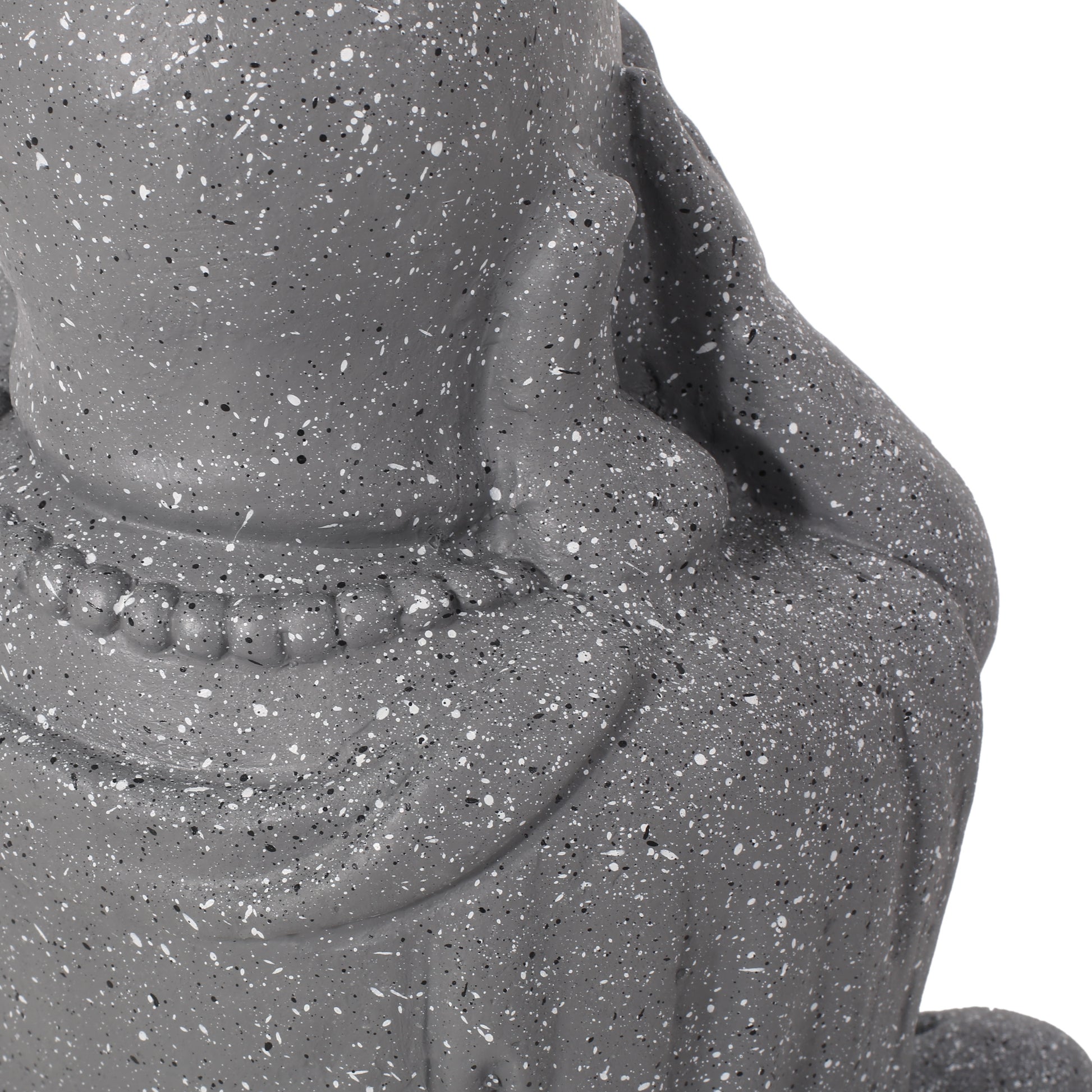 Harrod Outdoor Monk Statue, Stone Gray stone gray-magnesium oxide