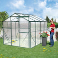 Polycarbonate Greenhouse,6'X 8' Heavy Duty Walk