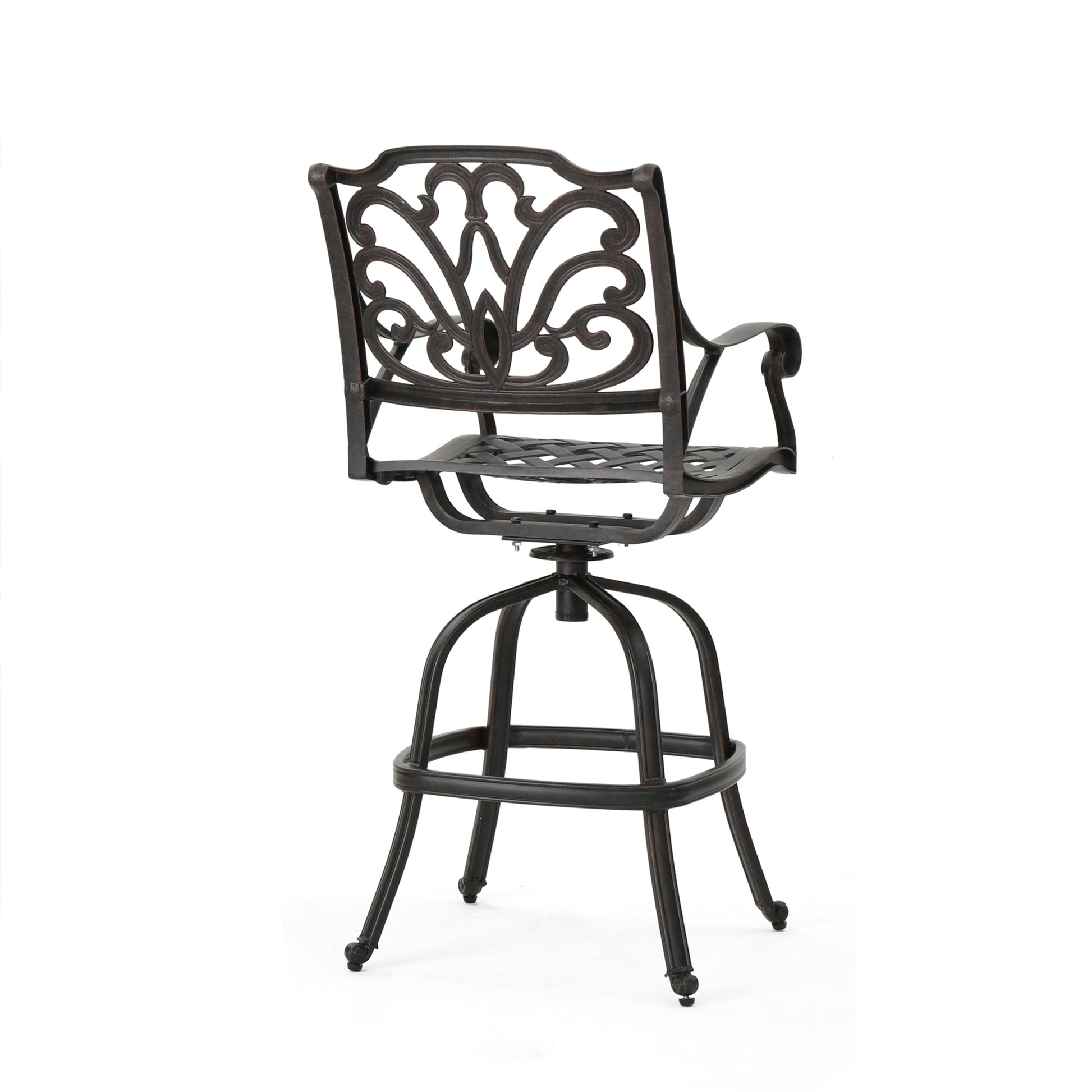 ALFRESCO KD SWIVEL BARSTOOL copper-aluminium