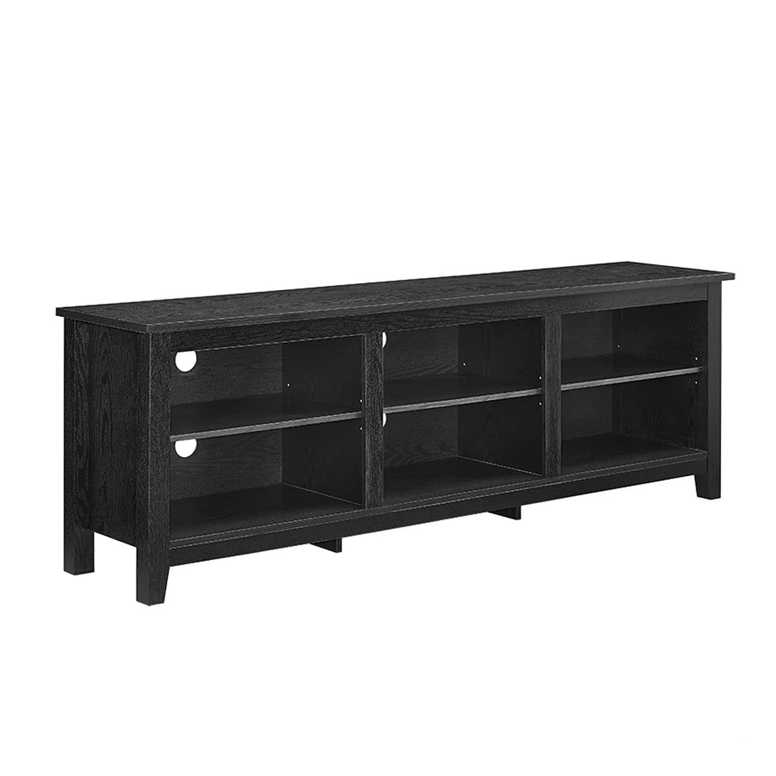 Modern Transitional 3 Shelf Open Storage 70" Tv